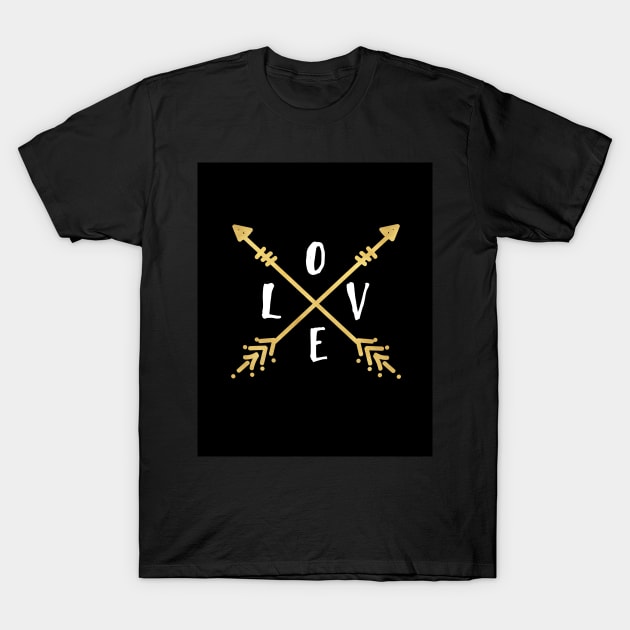 BOHO LOVE - Arrows and Adventure T-Shirt by deificusArt